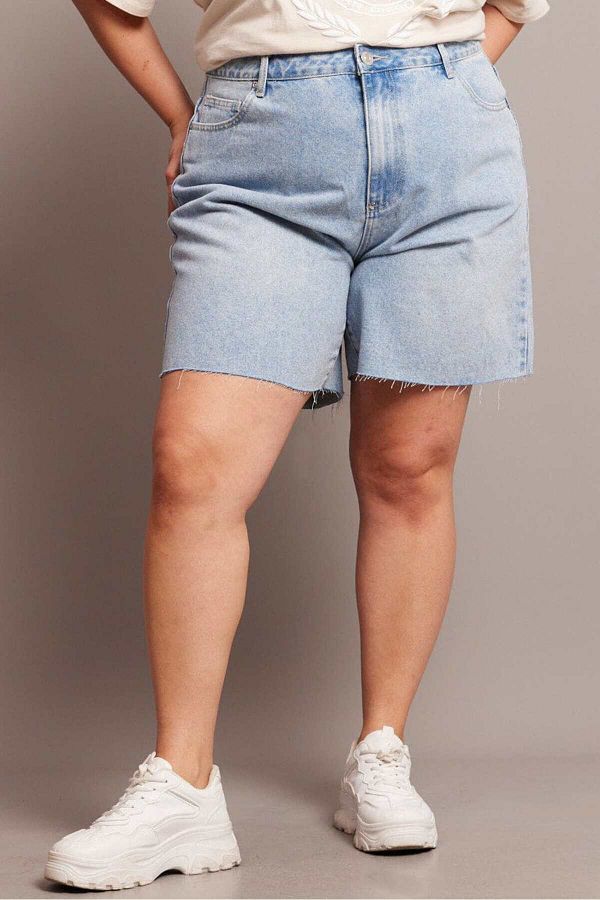High waisted washed out shorts sale
