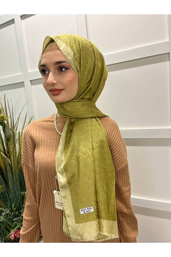 Hint İpek-Ipekyolu Scarf Monogram Shawl 00444 1