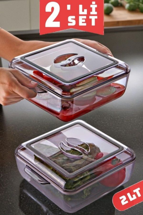 Espas Home-2 LT Storage Container with Double Square Gasket 1