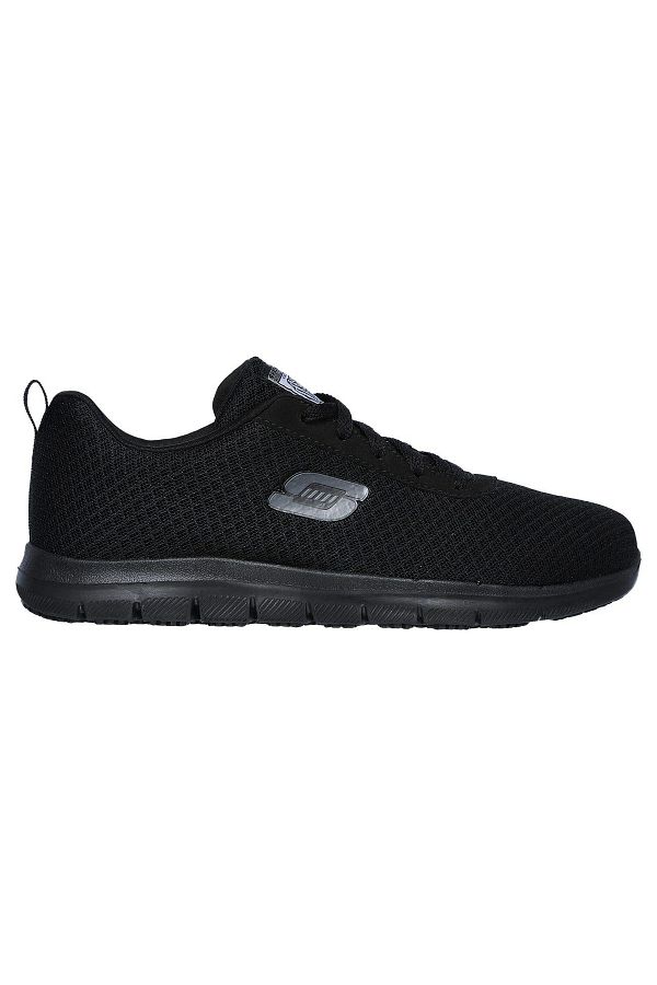 Sketchers non slip black shoes on sale