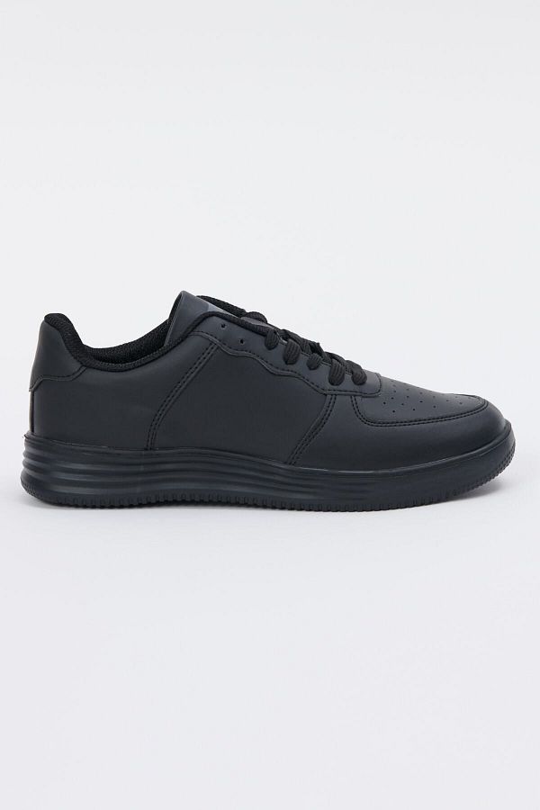 AC&Co / Altınyıldız Classics-Schwarze, bequeme, lässige Sneaker-Schuhe für Herren mit Schnürung 1