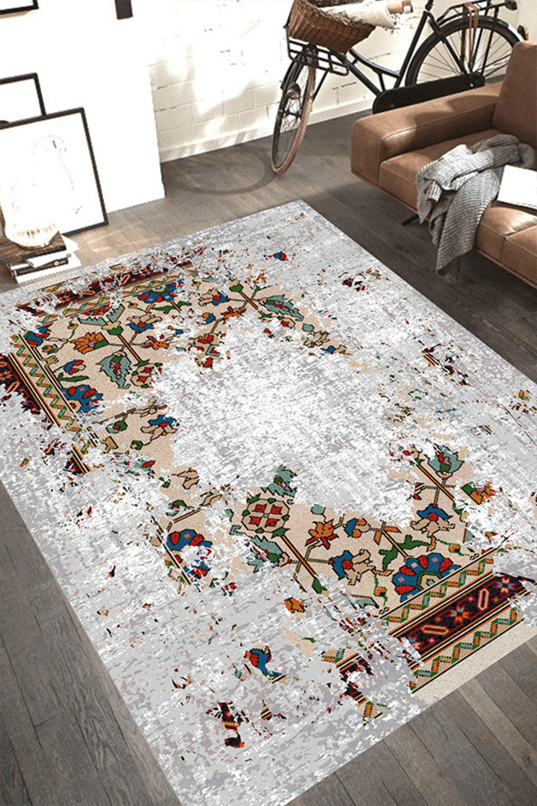 eco concept Carpet Gray Polyester Trendyol