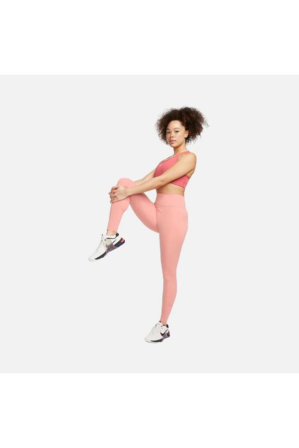 Nike One Luxe Mid Rise Training Leggings Pink Women Sports AT3098 606 Trendyol