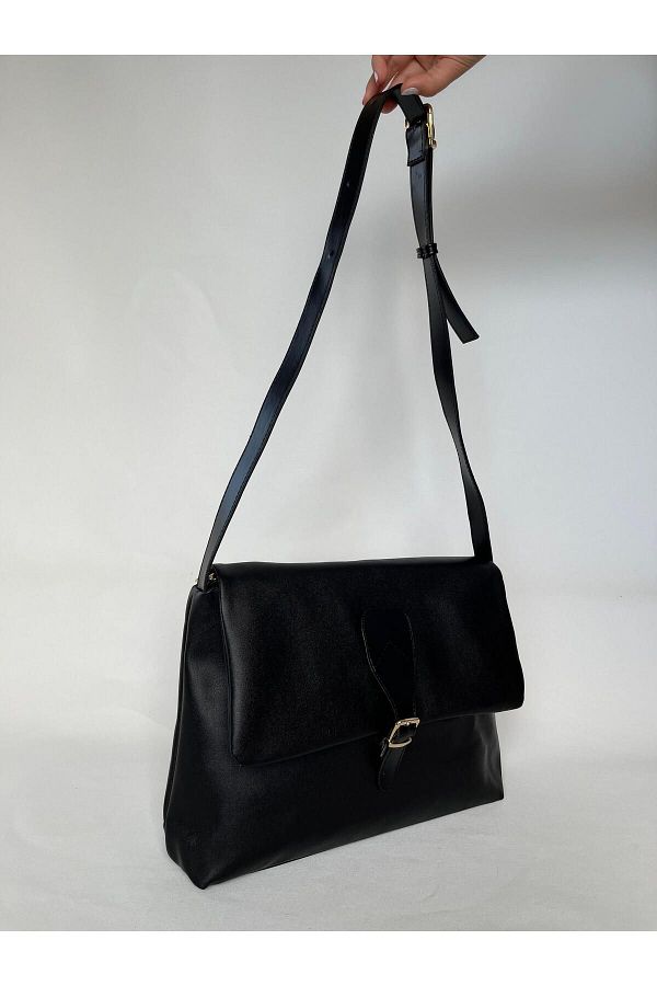 melecco Large Large Black Crossbody Bag School Work and Women s Arm and Shoulder Bag Trendyol