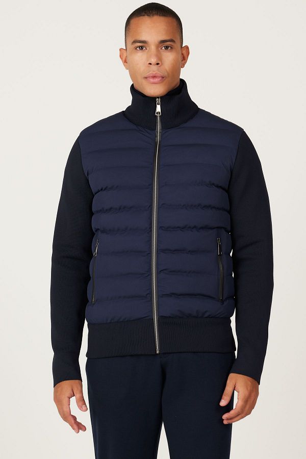 AC Co Alt ny ld z Classics Winter Jacket Dark blue Basic Trendyol
