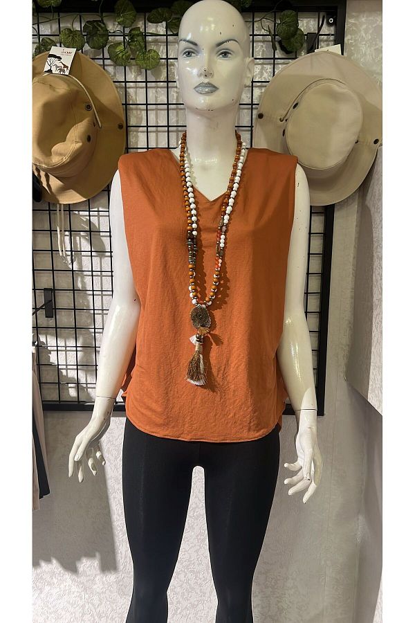Bebe Blouse Brown Oversize