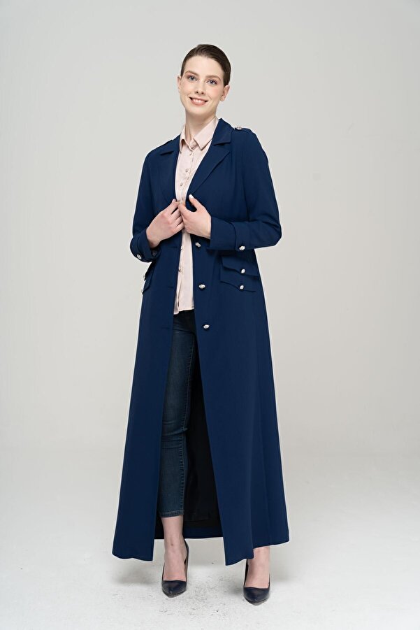 Herren mantel mit schulterklappen Clearance