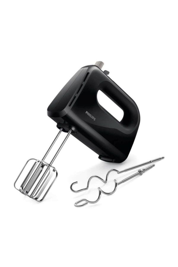 Philips-Daily Collection Mixer, 300W, 5 Speed Settings & Turbo, Ribbon Whisks & Dough Hooks, Hr3705/10 1