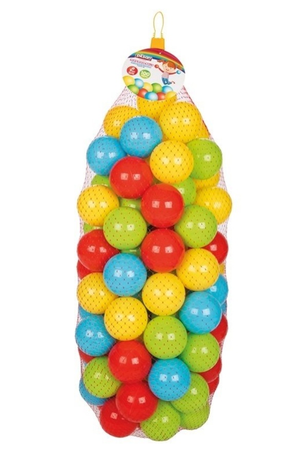 PİLSAN Pilsan 9 cm 100'lü Filede Oyun Havuzu Topu