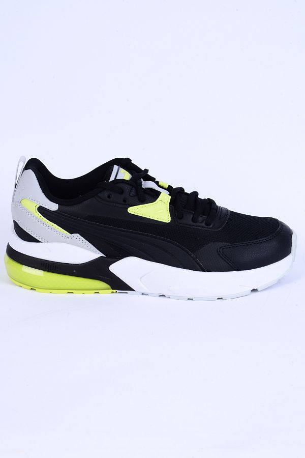 Puma 392318 17 Vis2k Mesh Orthopedic Sole Lace Up Flexible Black Casual Men s Sports Shoes Trendyol