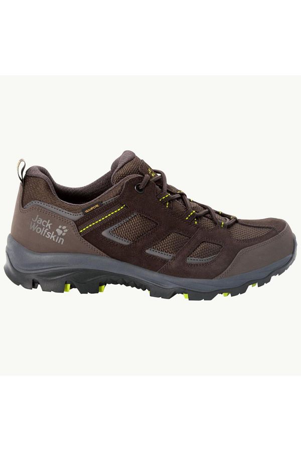 Jack Wolfskin-4042441   Vojo 3 Texapore Low M Dunkelbraun/Limette Herren Outdoor-Schuhe 1