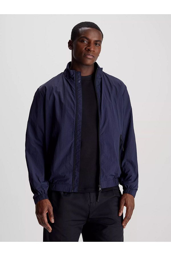 Calvin klein blue coat new arrivals