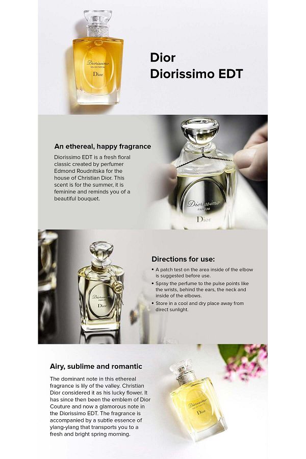 Dior Perfume Christian Dior Diorissimo perfumes for women Eau de Toilette 100ml Trendyol