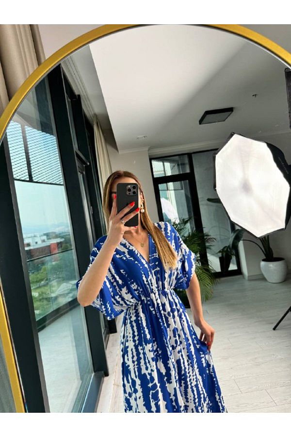 Bat sleeve maxi dress online