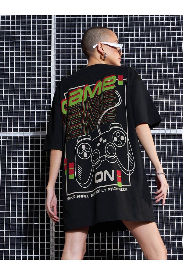 Graphic oversized t shirt dress store