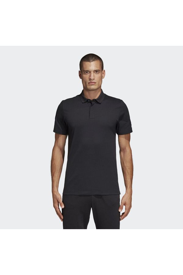 adidas Dt9911 Men s Black Polo Collar T Shirt Trendyol