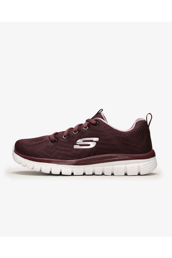 SKECHERS-Weinfarbene Sneaker für Damen 1