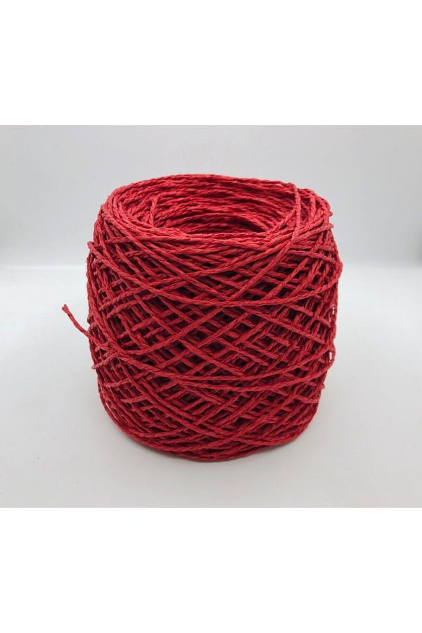 OzanTuhafiye-24 Red Color Paper Strings - 1 Coil 100 Gr 1
