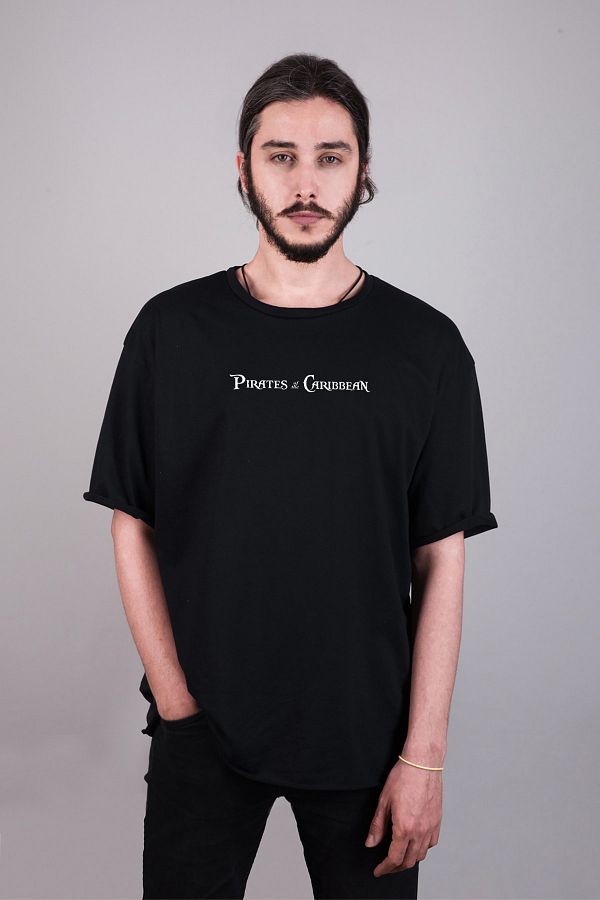 Darkia-Pirații din Caraibe Pirații Caraibe Tricou unisex supradimensionat scris 1