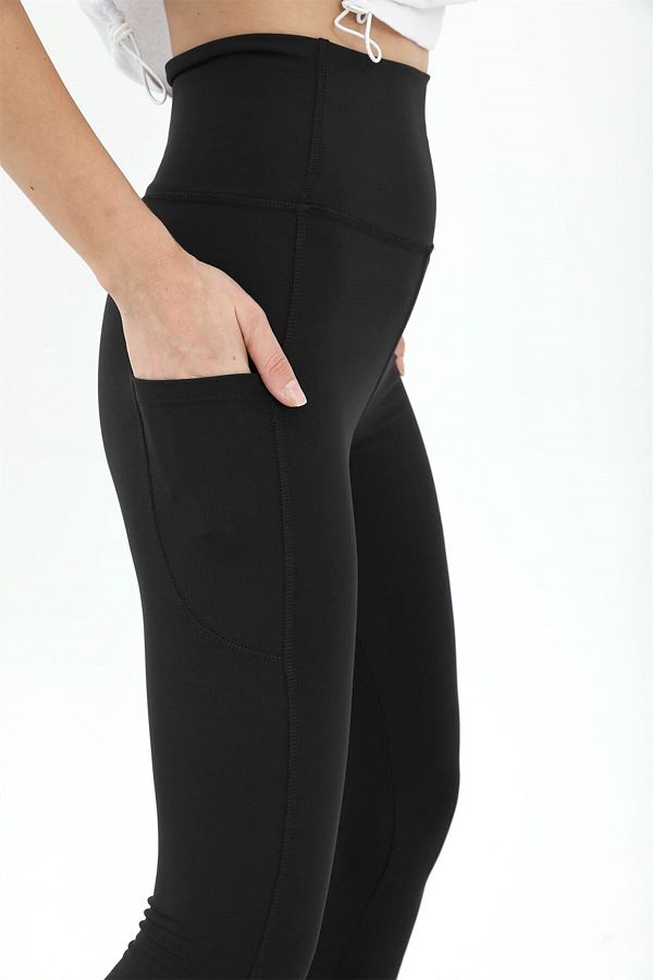 Rose s Boutique All About Women Rose s Boutique High Waist Black Slim Fit Leggings with Pocket Detail Women All About Trendyol