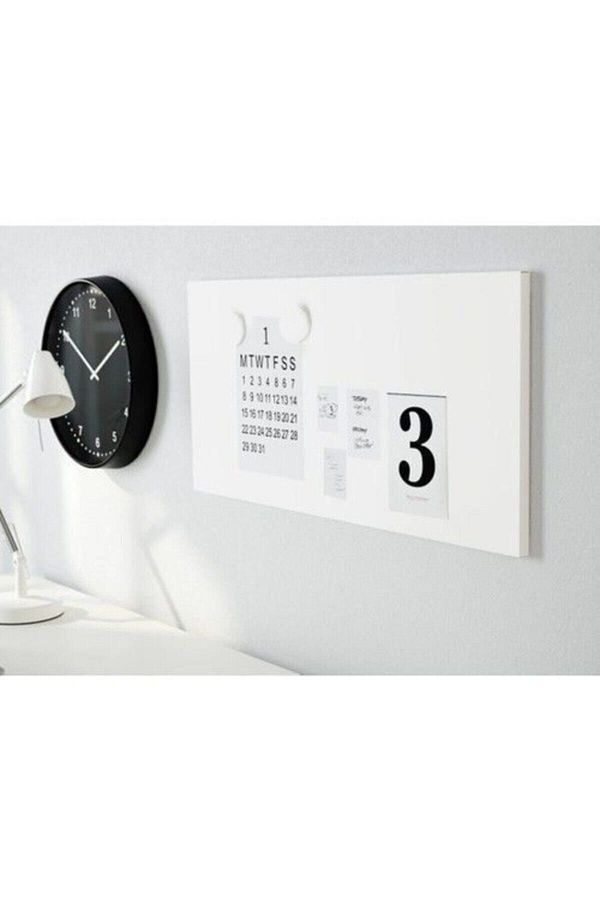 Dünya Magnet-White Magnet Decorative Magnet Board - 30x70 Cm, Metal 1