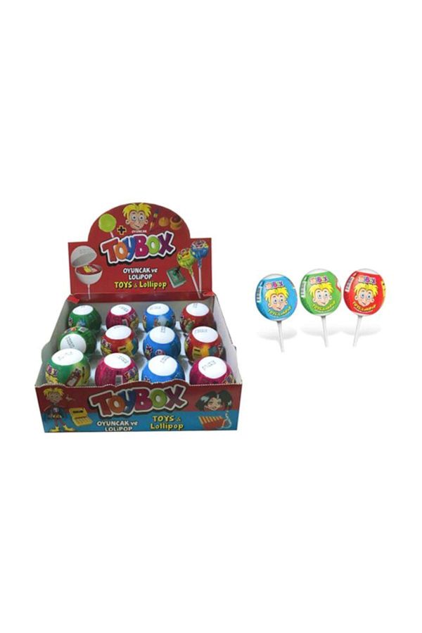 Toybox-Lollipop with Toy 11 g X 12 1