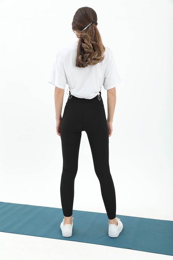 Rose s Boutique All About Women Rose s Boutique High Waist Black Slim Fit Leggings with Pocket Detail Women All About Trendyol