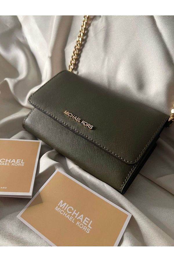 VipDeluXe M.Kors Jet Set Medium Saffiano Leather Travel Smartphone Crossbody Bag Trendyol