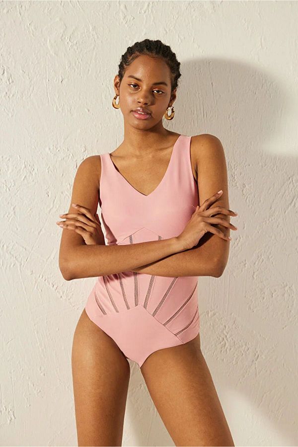 Light pink swimsuit shop