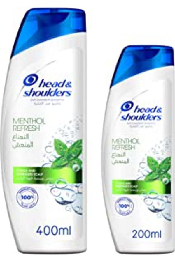 Head&Shoulders-Head & Shoulders Menthol Refresh Anti-Dandruff Shampoo For Itchy Scalp 400 + 200ml 1