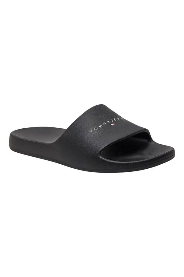 Tommy hilfiger slippers black sales