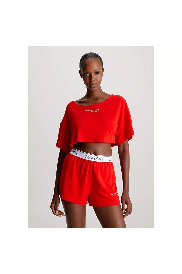Cropped calvin klein t shirt cheap