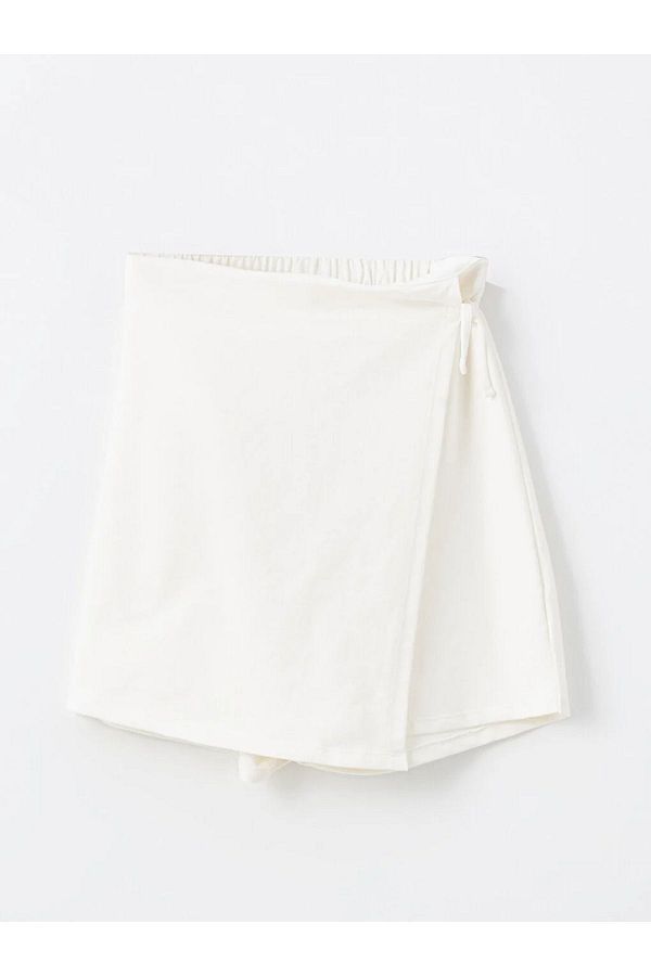 LC Waikiki-Fustă Pantaloni Scurt fată Copii LCW - Model Basic Talie elastică 1