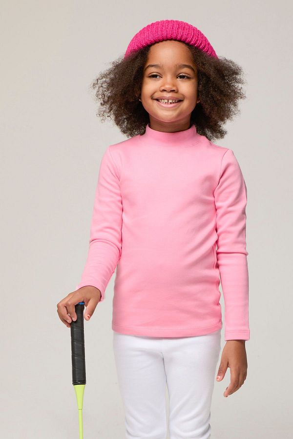 Lilax Baby Pink Baby Girl Turtleneck Body T Shirt Trendyol