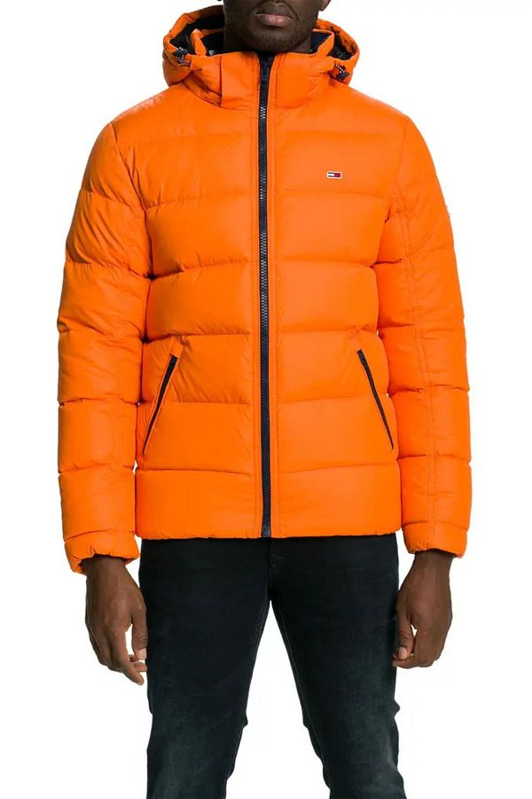 Tommy Hilfiger Orange Feather Coat Trendyol