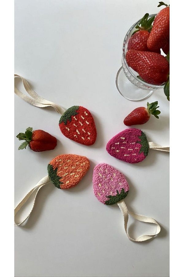 AFRALYAHOME-Child Baby Special Design 100% Natural Cotton Rope Punch Double Sided Pacifier Strap 1