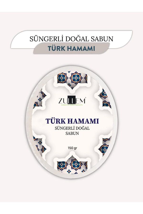 ZULLEM-TURKISH HAMAMI SPONGE NATURAL SOAP ZULLEM - TURKISH HAMAMI NATURAL SOAP 1