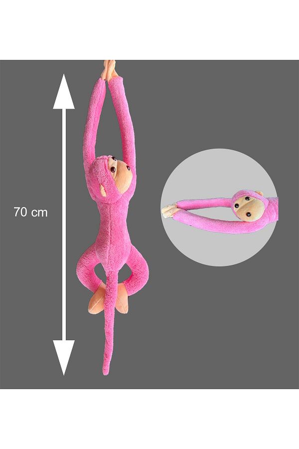Sole-Plush Monkey, Sleeping and Playmate That Can Stick Hands -70 Cm 1
