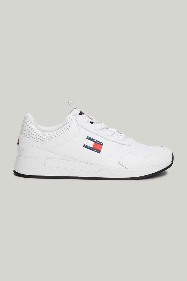 White tommy hilfiger trainers mens clearance