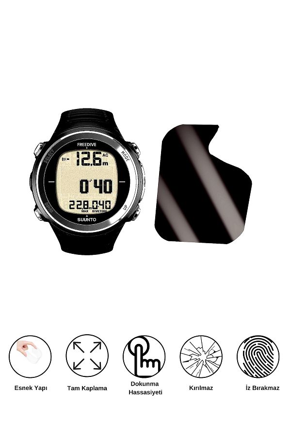 Elektrofoni Suunto D4f Black 3 Hours Compatible Matte Flexible and Unbreakable Screen Mosque Protective Film8684609344370 Trendyol