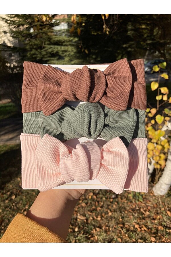 Fns butik Kız Bebek 3lü Ribana Bandana