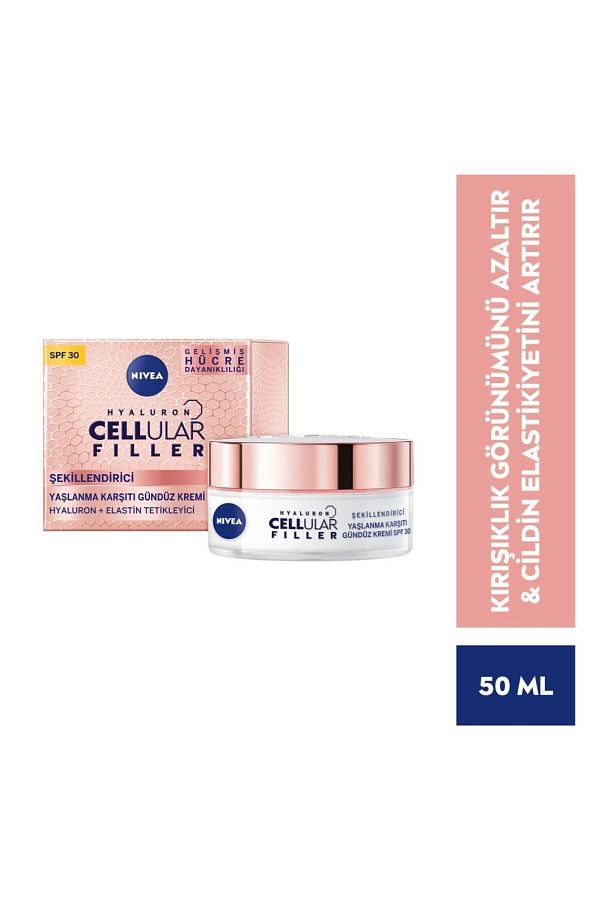 NIVEA-Hyaluron Cellular Filler - 50 Ml SPF 30 Day Cream, Shaping and Anti-Aging 1