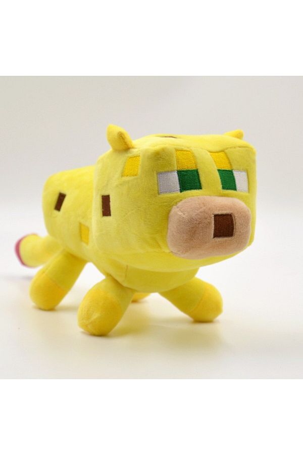 MINECRAFT-24 cm Plush Blindfold Facing Yellow Ocelot 1