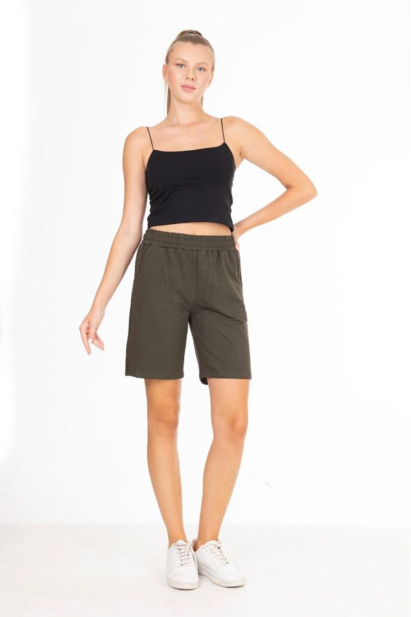 Green tight shorts online
