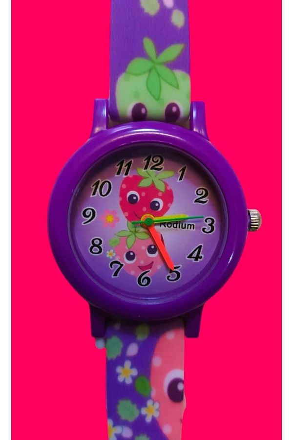 MONİCATİME-High Quality Fruit Pattern Children's Analog Watch 1