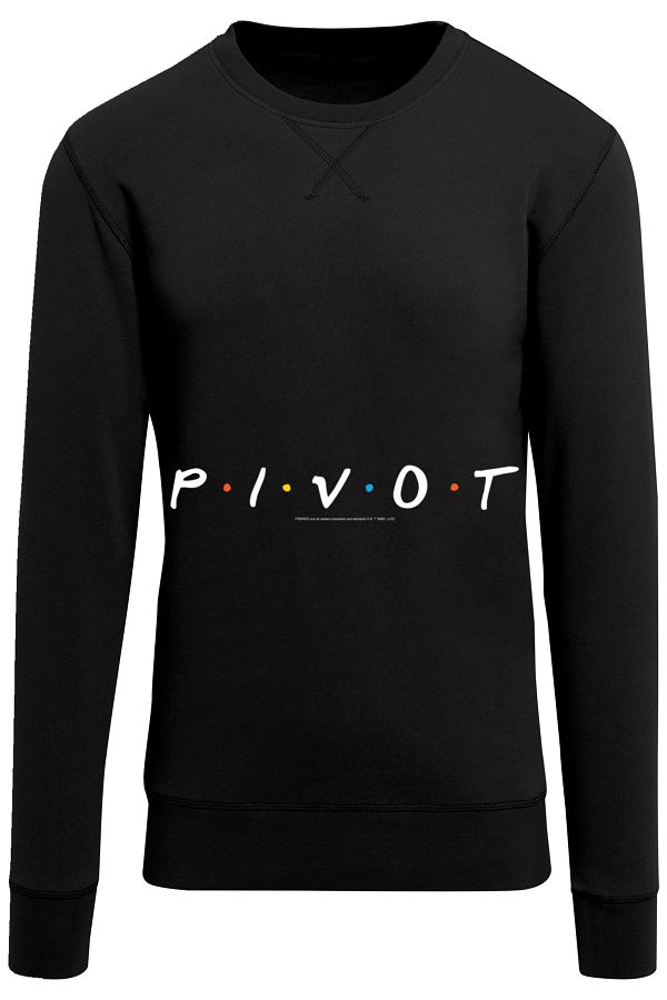 F4NT4STIC Herren Friends Pivot Logo BLK with Light Crew sweatshirt Trendyol