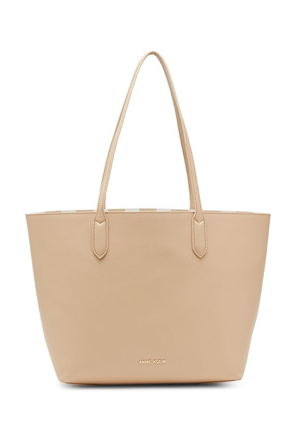 ANNE KLEİN Beige Casual Tote Bag for women- Trendyol