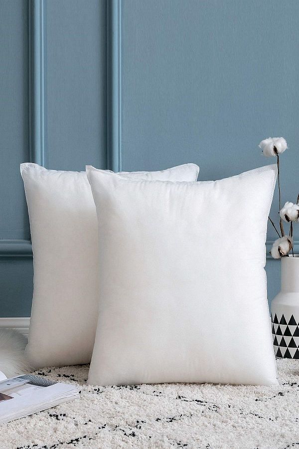 Junenext 2 Piece Throw Pillow Case Inner Pillow 40x40 300gr 100 Bead Silicone Pillow Filling Trendyol