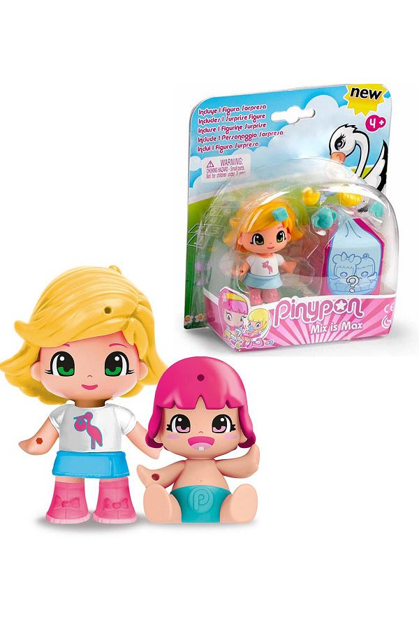 Sole Pinypon Mix Is Max Surprise Figure Toy with 2 Dolls Trendyol