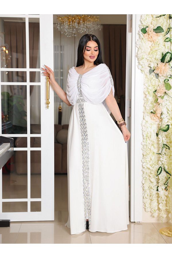 Satin caftan cheap
